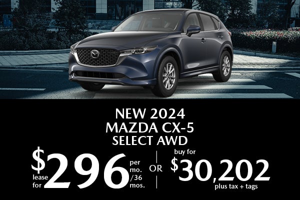 New 2024 Mazda CX-5 Select AWD