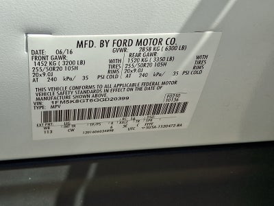 2016 Ford Explorer Sport