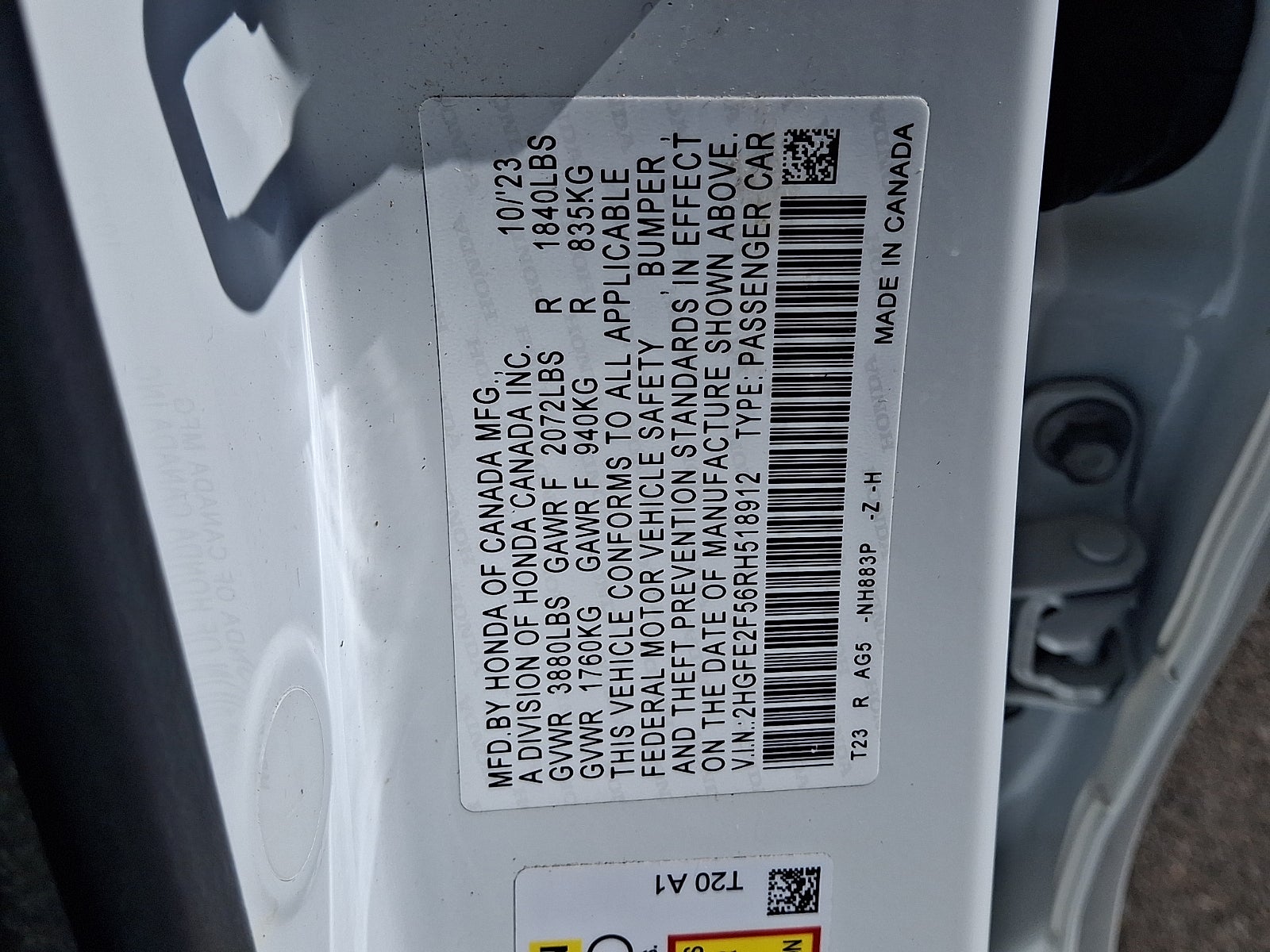 2024 Honda Civic Sedan Sport