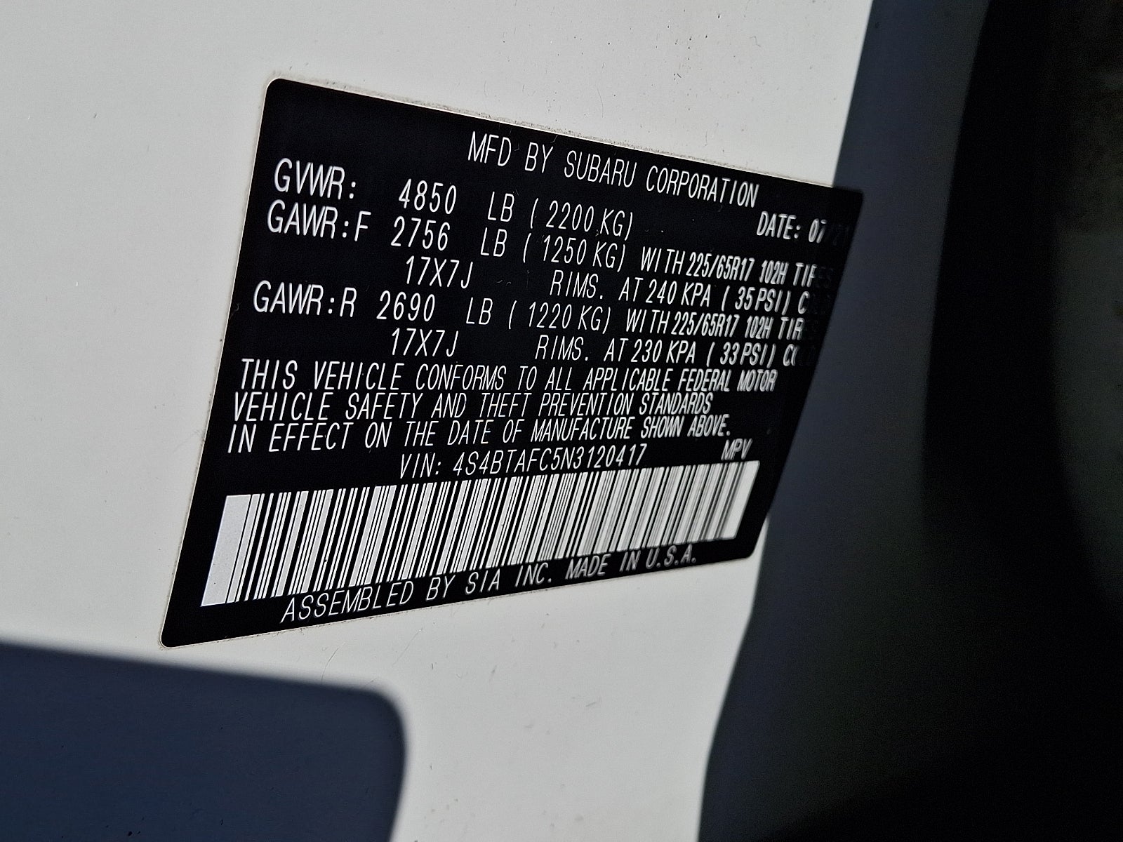 2022 Subaru Outback Premium