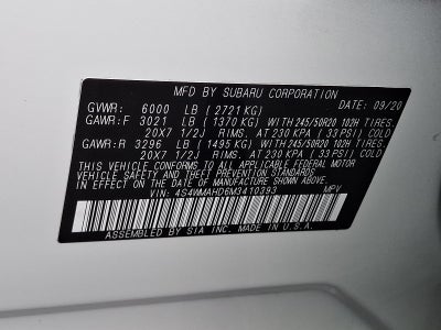 2021 Subaru Ascent Premium