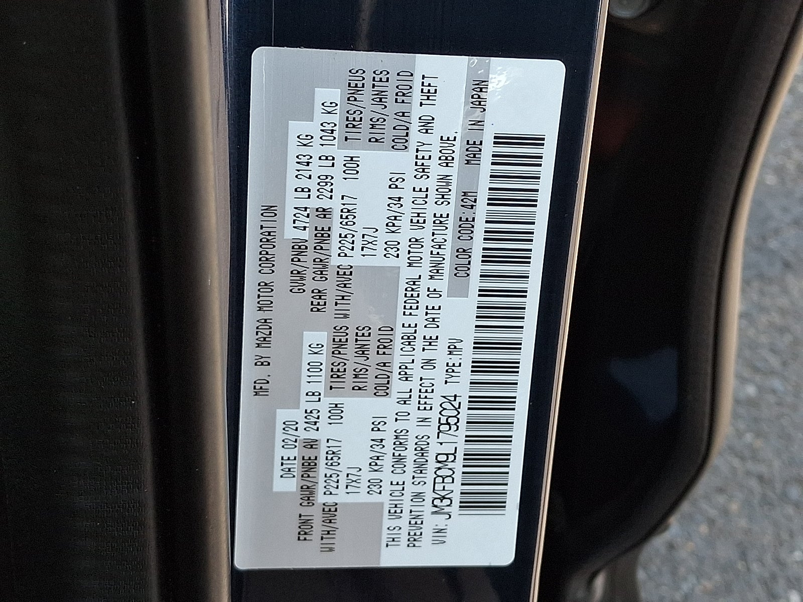 2020 Mazda Mazda CX-5 Touring