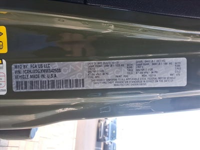 2021 Jeep Wrangler Unlimited Sport S