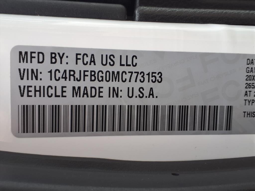 2021 Jeep Grand Cherokee 80th Anniversary Edition