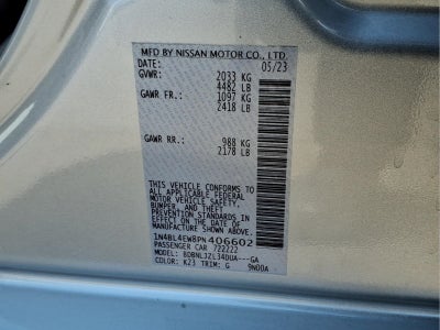 2023 Nissan Altima 2.5 SL