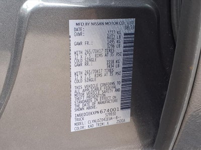 2023 Nissan Frontier PRO-4X