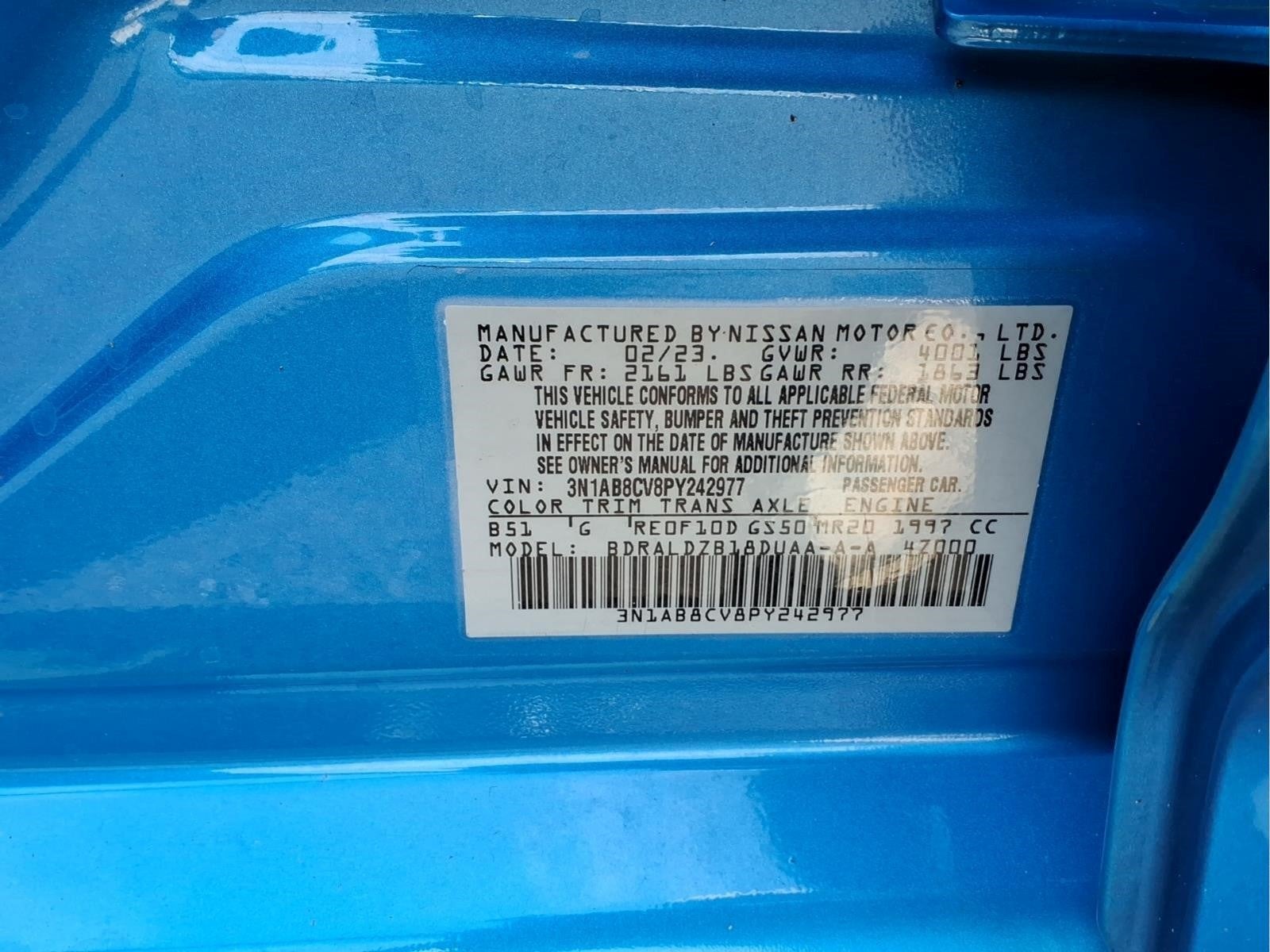 2023 Nissan Sentra SV