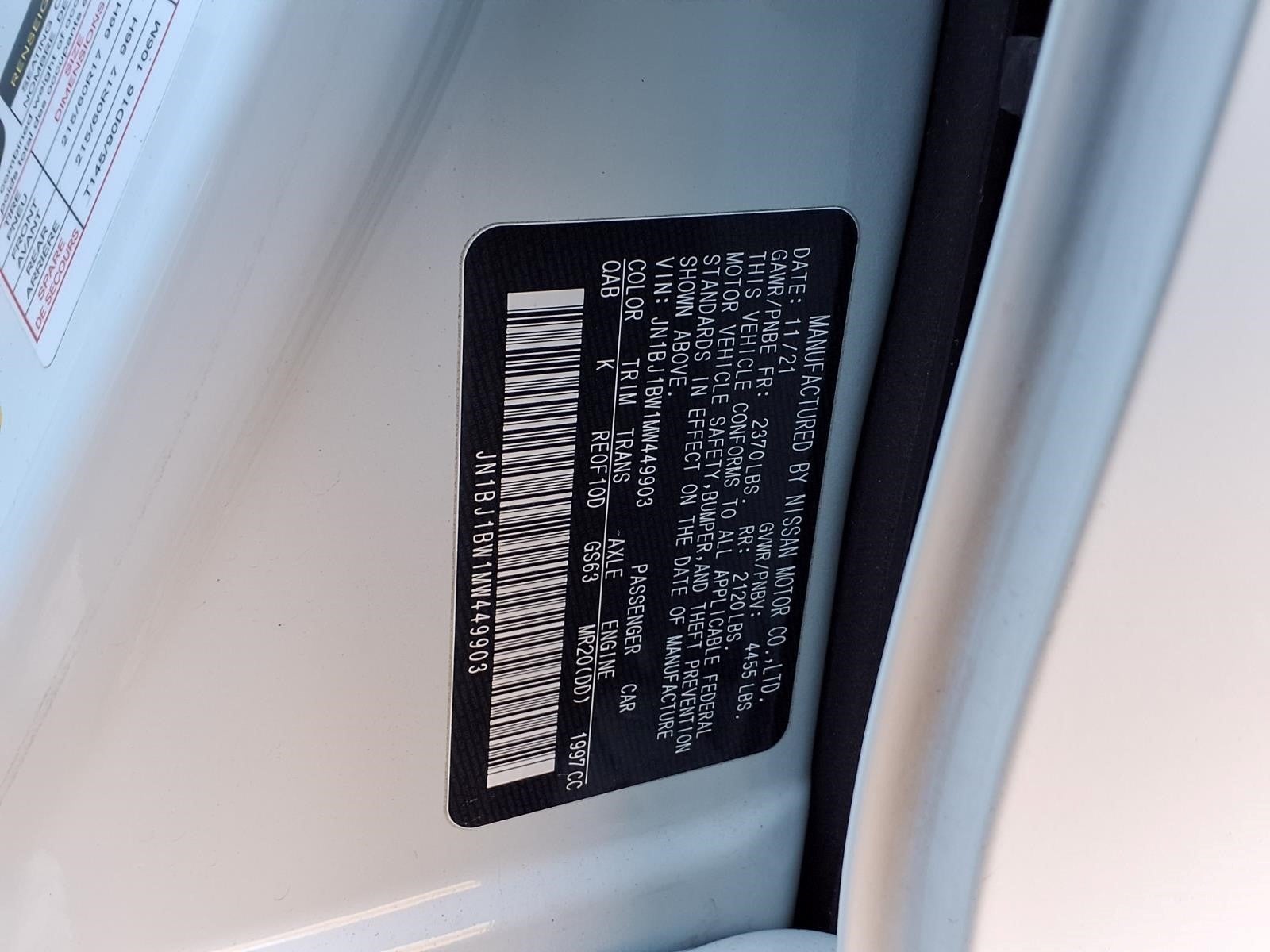 2021 Nissan Rogue Sport SV