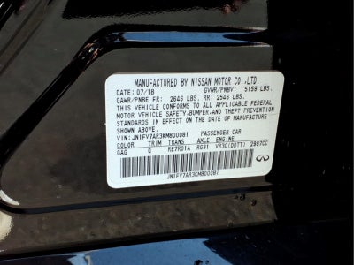 2019 INFINITI Q50 Red Sport 400