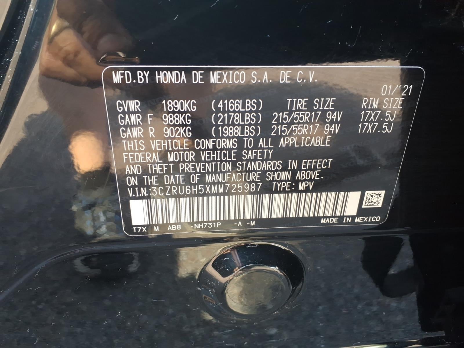 2021 Honda HR-V EX