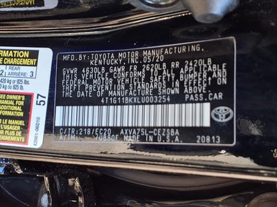 2020 Toyota Camry SE Nightshade