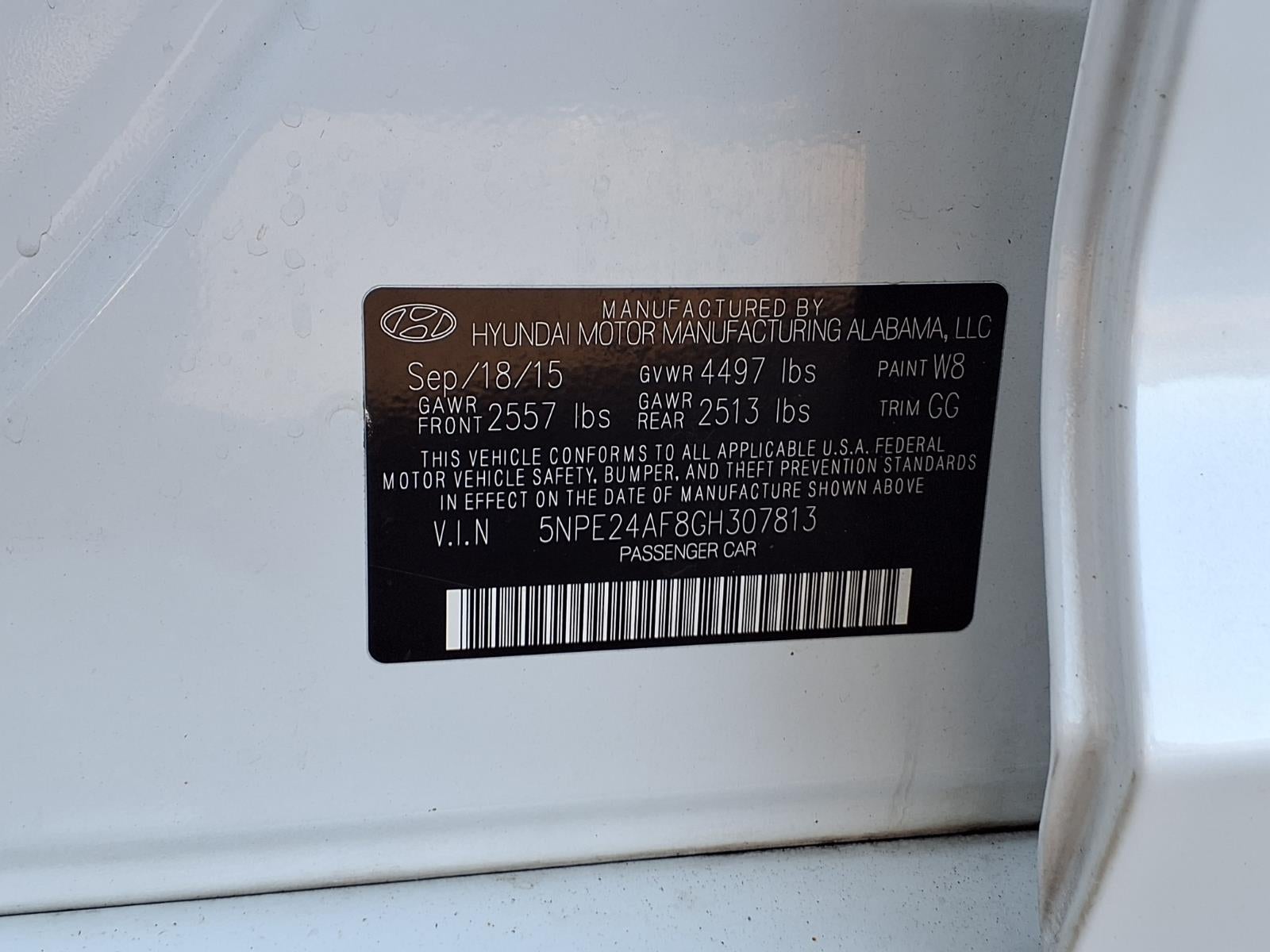 2016 Hyundai SONATA SE