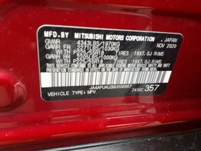 2021 Mitsubishi Outlander Sport LE