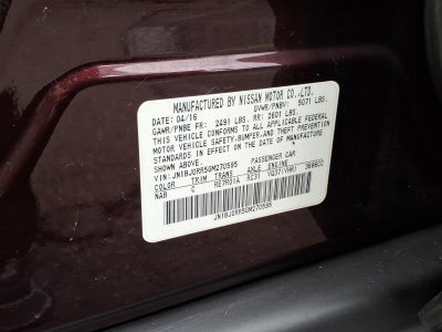 2016 INFINITI QX50 Base
