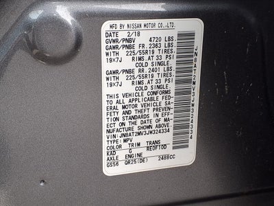 2018 Nissan Rogue SL