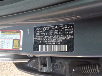 2023 Hyundai ELANTRA SEL
