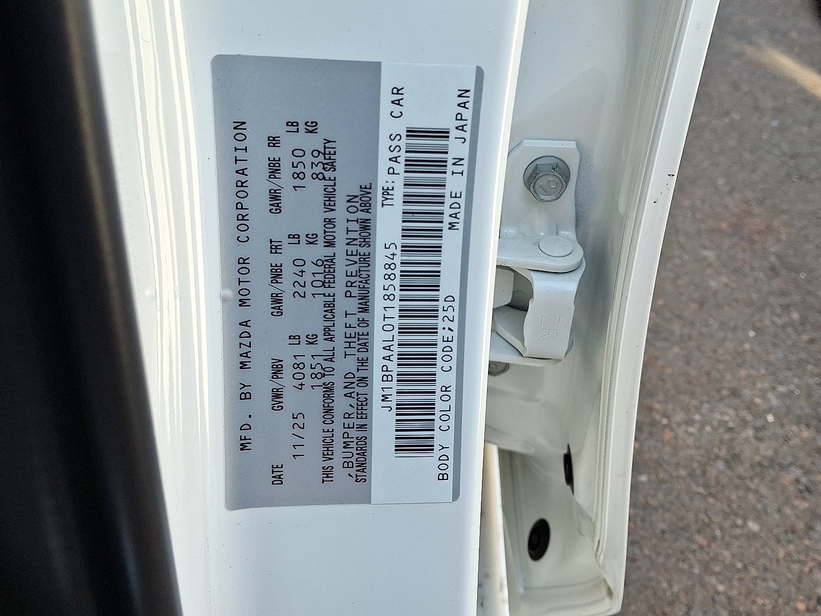 2026 Mazda Mazda3 Sedan 2.5 S