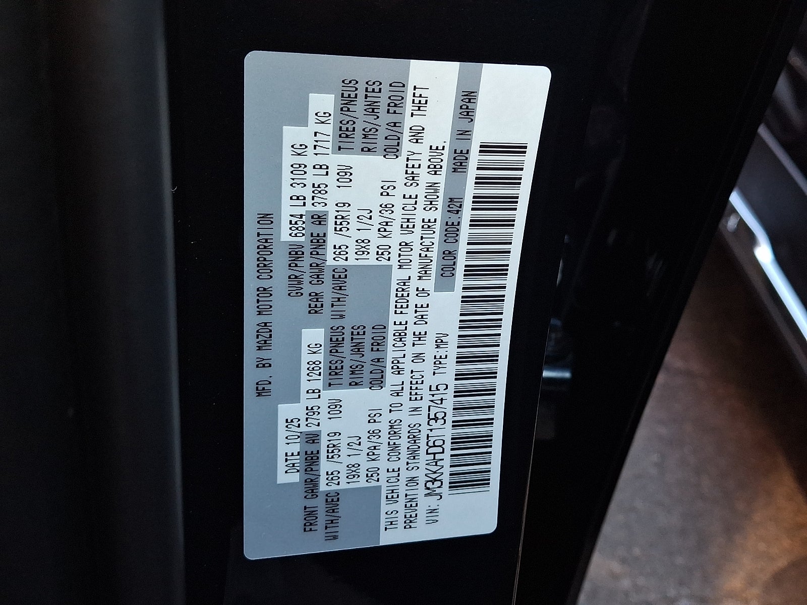 2026 Mazda Mazda CX-90 3.3 Turbo Select