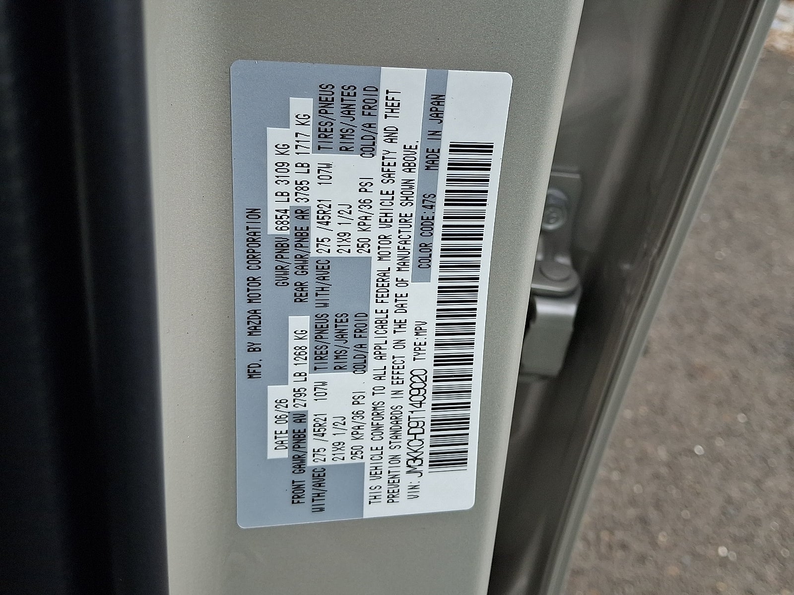 2026 Mazda Mazda CX-90 3.3 Turbo Premium Sport