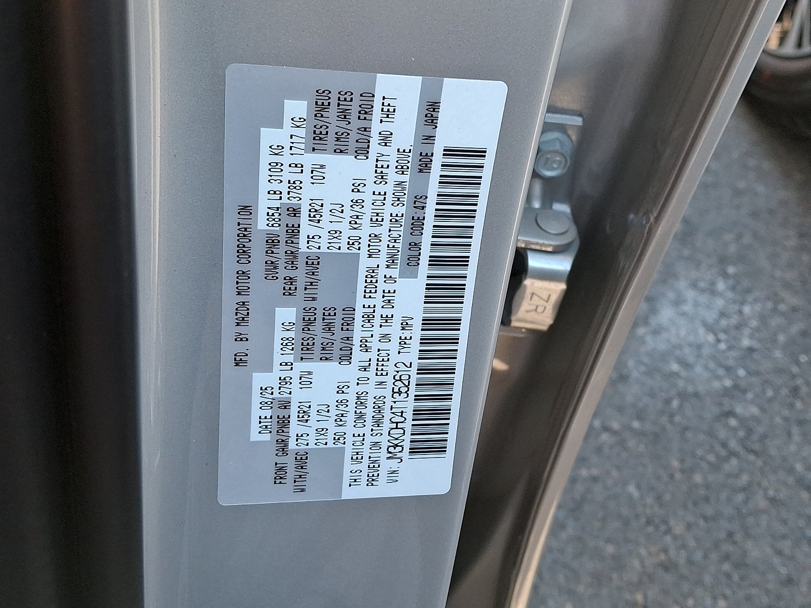 2026 Mazda Mazda CX-90 3.3 Turbo S Premium Sport