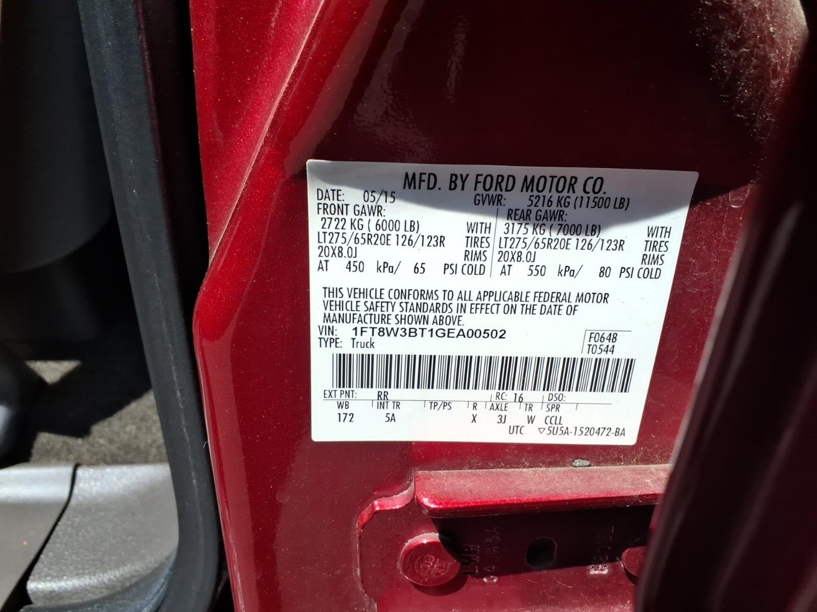 2016 Ford Super Duty F-350 SRW Platinum