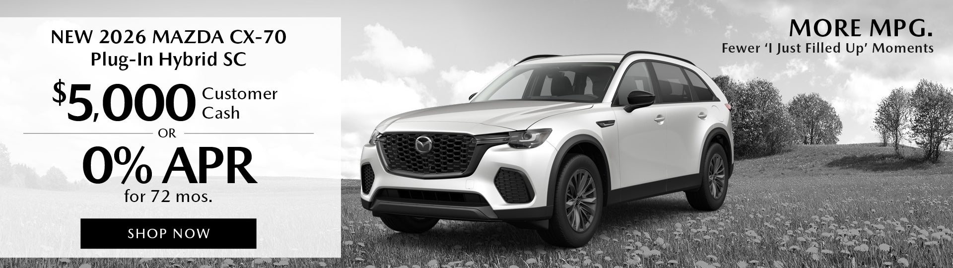 2026 Mazda CX-70 Plug-In Hybrid SC