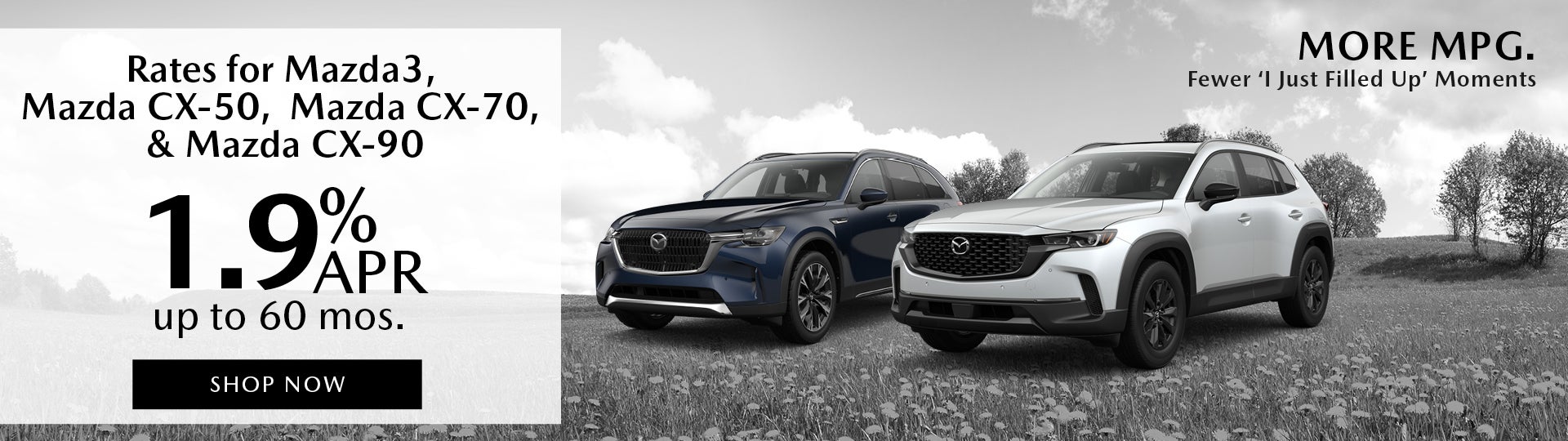 1.9% APR up to 60 Months