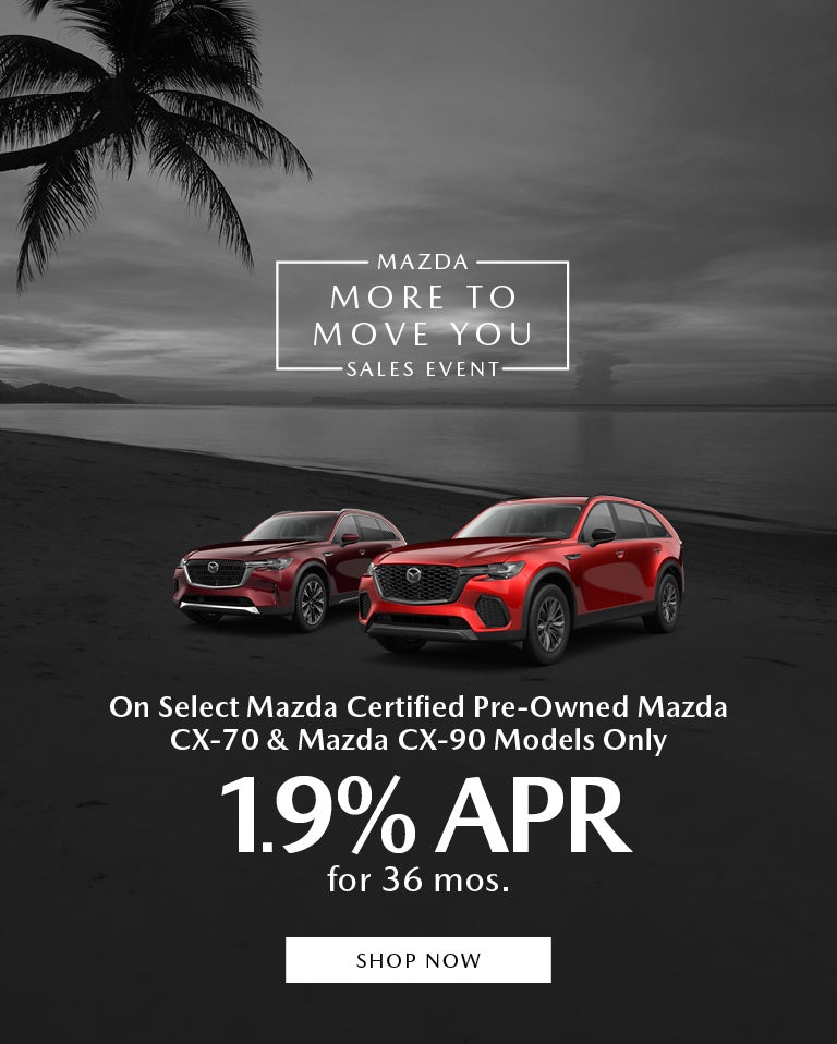 2024–2026 Mazda Certified CX-70 & CX-90 Models