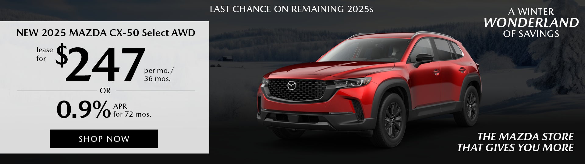 2025 Mazda CX-50 Select AWD
